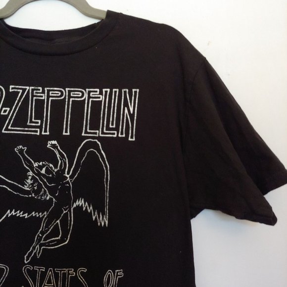Led Zeppelin United Stataes of America bank tshirt Large - Picture 2 of 8